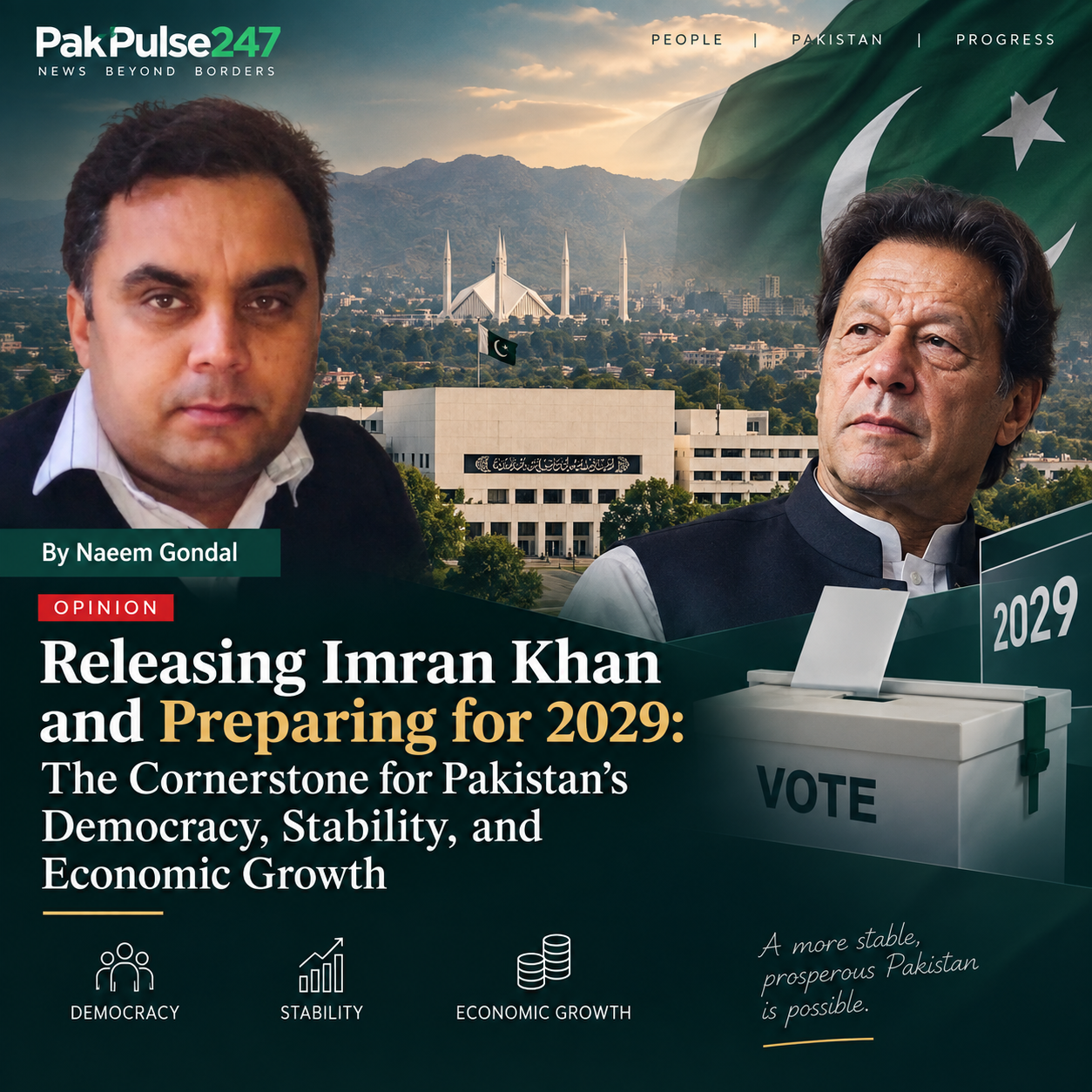 The Case for Imran Khan’s Release and Preparing for 2029: A Path to Stability and Growth