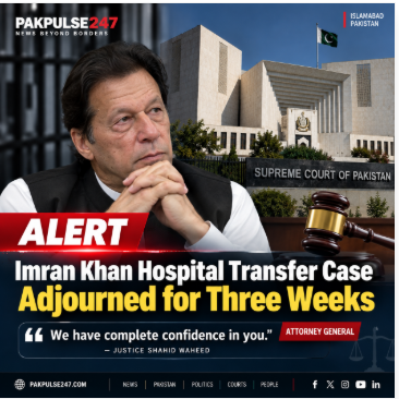 Imran Khan Hospital Transfer Case Adjourned for Three Weeks