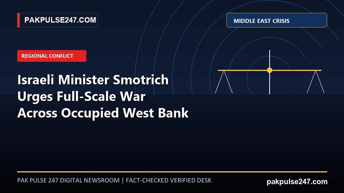 Editorial news graphic depicting Middle East geopolitical tension vectors and diplomatic crisis geometry with PAKPULSE247.COM world news branding.